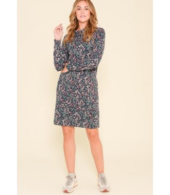 Brakeburn Winter Botanical Sweat Dress (Multicoloured) AW21